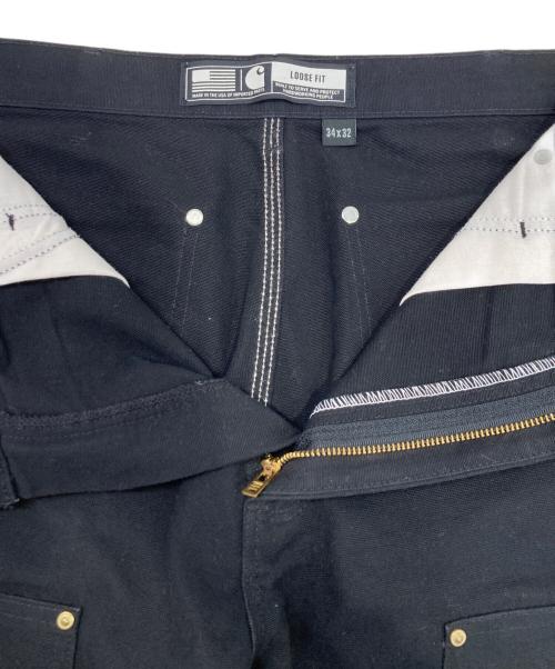 CarHartt（カーハート）CarHartt (カーハート) ダブルニーペインターパンツ ブラック サイズ:W34L32の古着・服飾アイテム