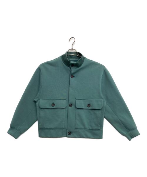 TOMORROW LAND（トゥモローランド）TOMORROW LAND (トゥモローランド) スビンダンボール スタンドネックショートブルゾン グリーン サイズ:Mの古着・服飾アイテム
