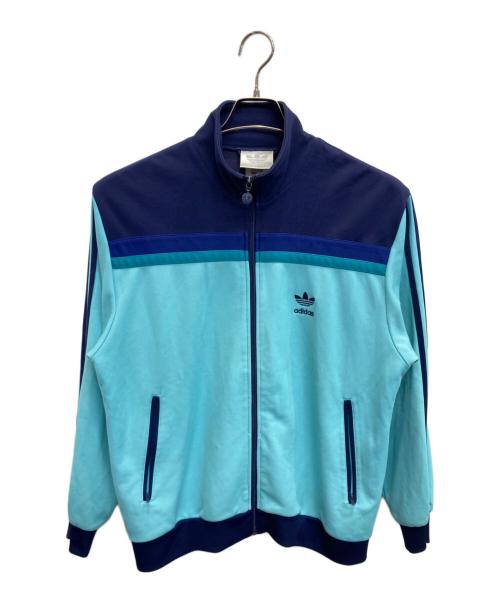 adidas（アディダス）adidas (アディダス) ジャケット ブルー サイズ:XLの古着・服飾アイテム