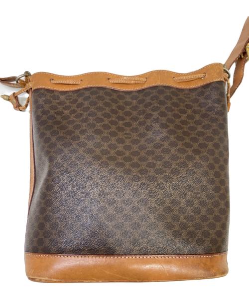 CELINE（セリーヌ）CELINE (セリーヌ) マカダム柄ショルダーバッグ ブラウンの古着・服飾アイテム