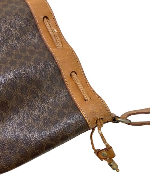 CELINE（セリーヌ）CELINE (セリーヌ) マカダム柄ショルダーバッグ ブラウンの古着・服飾アイテム