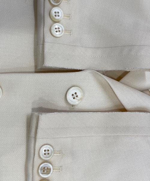 tricot COMME des GARCONS（トリココムデギャルソン）tricot COMME des GARCONS (トリココムデギャルソン) カットオフテーラードジャケット アイボリー サイズ:Mの古着・服飾アイテム