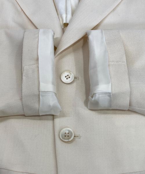 tricot COMME des GARCONS（トリココムデギャルソン）tricot COMME des GARCONS (トリココムデギャルソン) カットオフテーラードジャケット アイボリー サイズ:Mの古着・服飾アイテム