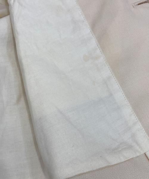 tricot COMME des GARCONS（トリココムデギャルソン）tricot COMME des GARCONS (トリココムデギャルソン) カットオフテーラードジャケット アイボリー サイズ:Mの古着・服飾アイテム