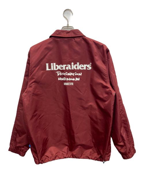 Liberaiders（リベレイダース）Liberaiders (リベレイダース) JOURNAL STANDARD (ジャーナルスタンダード) コーチジャケット レッド サイズ:Mの古着・服飾アイテム