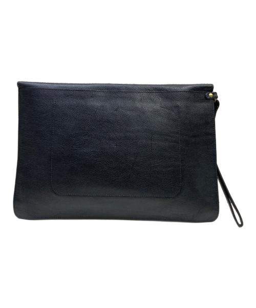 IL BISONTE（イル ビゾンテ）IL BISONTE (イル ビゾンテ) クラッチバッグ ブラックの古着・服飾アイテム