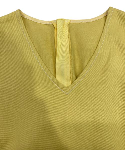 BORDERS at BALCONY（ボーダーズアットバルコニー）BORDERS at BALCONY (ボーダーズアットバルコニー) ワンピース イエロー サイズ:36の古着・服飾アイテム