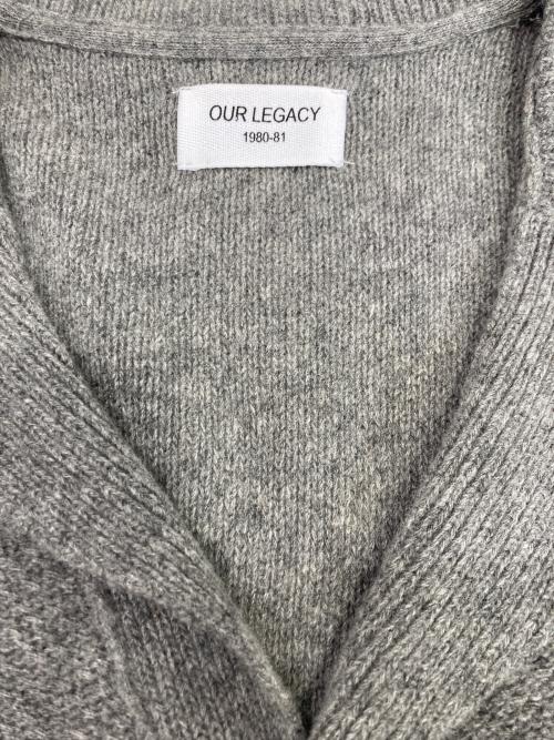 OUR LEGACY（アワーレガシー）OUR LEGACY (アワーレガシー) ニットカーディガン グレー サイズ:44/XSの古着・服飾アイテム