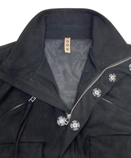 kooi（コーイ）kooi (コーイ) フェイクスウェードジャケット ブラック サイズ:1の古着・服飾アイテム