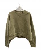 entire studiosエンタイアスタジオ）の古着「BOX CREW WASH」｜カーキ