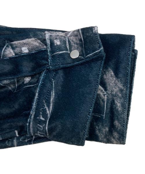 SHINYA KOZUKA（シンヤコズカ）SHINYA KOZUKA (シンヤコズカ) ZIP SHIRT グリーン サイズ:Lの古着・服飾アイテム