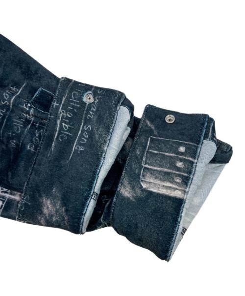 SHINYA KOZUKA（シンヤコズカ）SHINYA KOZUKA (シンヤコズカ) ZIP SHIRT グリーン サイズ:Lの古着・服飾アイテム