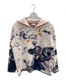 TAAKK（ターク）の古着「JACQUARD KNIT」｜ピンク