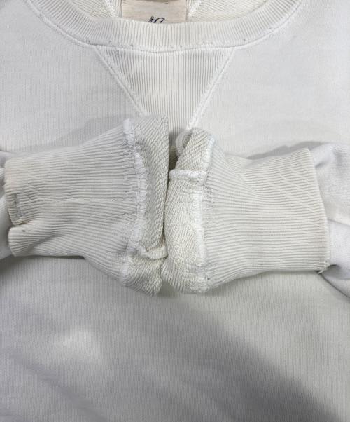 REMI RELIEF（レミレリーフ）REMI RELIEF (レミレリーフ) ダメージ加工スウェット アイボリー サイズ:Sの古着・服飾アイテム