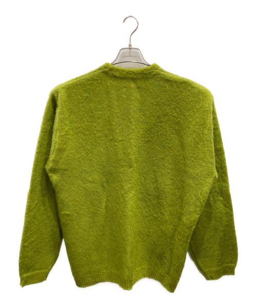 TOWN CRAFT（タウンクラフト）TOWN CRAFT (タウンクラフト) シャギーカラーカーディガン グリーン サイズ:Lの古着・服飾アイテム