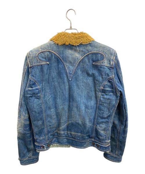 DIESEL（ディーゼル）DIESEL (ディーゼル) ダメージデニムランチジャケット インディゴ サイズ:Lの古着・服飾アイテム