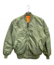 ALPHA INDUSTRIES（アルファインダストリーズ）の古着「MA-1 CORE TALL フライトジャケット」｜カーキ