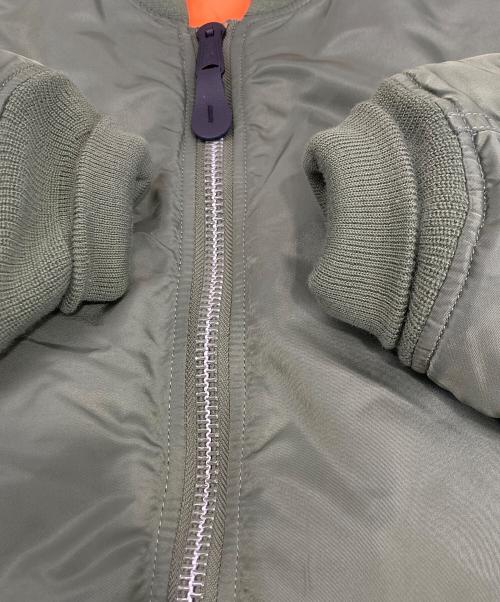 ALPHA INDUSTRIES（アルファインダストリーズ）ALPHA INDUSTRIES (アルファインダストリーズ) MA-1 CORE TALL フライトジャケット カーキ サイズ:Lの古着・服飾アイテム