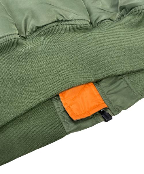 ALPHA INDUSTRIES（アルファインダストリーズ）ALPHA INDUSTRIES (アルファインダストリーズ) MA-1 CORE TALL フライトジャケット カーキ サイズ:Lの古着・服飾アイテム