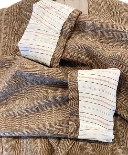 POLO RALPH LAUREN（ポロ・ラルフローレン）POLO RALPH LAUREN (ポロ・ラルフローレン) 3Bツイードテーラードジャケット ブラウン サイズ:XLの古着・服飾アイテム