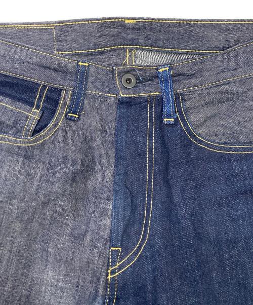 KAPITAL（キャピタル）KAPITAL (キャピタル) 2TONE HAPPY デニム インディゴ サイズ:	SIZE 76cm (W30)の古着・服飾アイテム