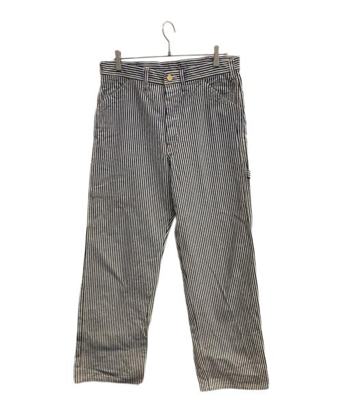 SUGAR CANE（シュガーケーン）SUGAR CANE (シュガーケーン) 11オンスヒッコリーストライプ ワークパンツ ベージュ サイズ:不明の古着・服飾アイテム