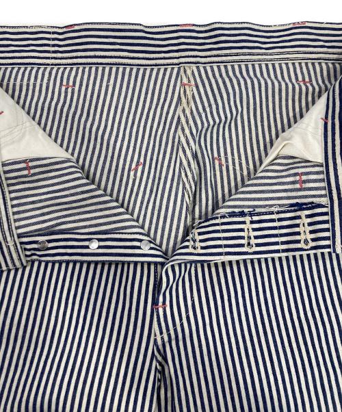 SUGAR CANE（シュガーケーン）SUGAR CANE (シュガーケーン) 11オンスヒッコリーストライプ ワークパンツ ベージュ サイズ:不明の古着・服飾アイテム