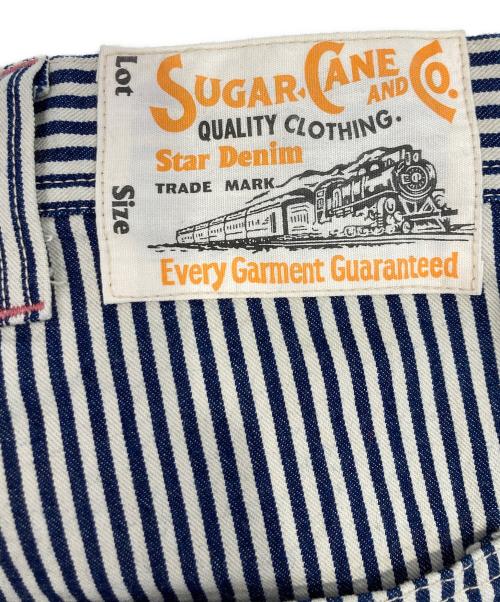 SUGAR CANE（シュガーケーン）SUGAR CANE (シュガーケーン) 11オンスヒッコリーストライプ ワークパンツ ベージュ サイズ:不明の古着・服飾アイテム