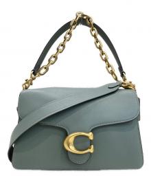 COACH（コーチ）の古着「チェーン タビー ショルダー バッグ」｜グリーン