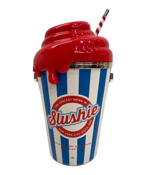 Kate Spade（ケイトスペード）Kate Spade (ケイトスペード) スナック バー 3D スルージー クロスボディ ブルー×レッドの古着・服飾アイテム