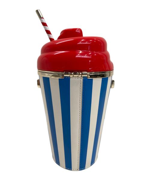 Kate Spade（ケイトスペード）Kate Spade (ケイトスペード) スナック バー 3D スルージー クロスボディ ブルー×レッドの古着・服飾アイテム