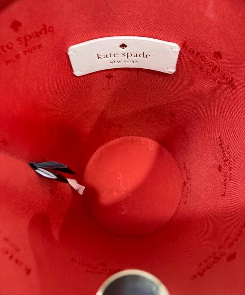 Kate Spade（ケイトスペード）Kate Spade (ケイトスペード) スナック バー 3D スルージー クロスボディ ブルー×レッドの古着・服飾アイテム