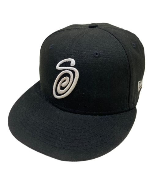 stussy（ステューシー）stussy (ステューシー) New Era (ニューエラ) キャップ ブラック サイズ:7 1/8の古着・服飾アイテム