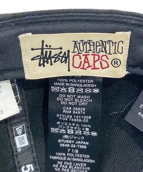 stussy（ステューシー）stussy (ステューシー) New Era (ニューエラ) キャップ ブラック サイズ:7 1/8の古着・服飾アイテム