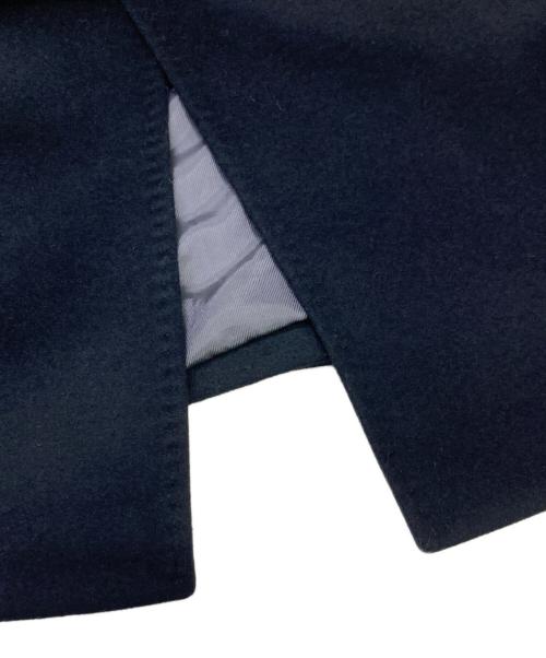 EDIFICE（エディフィス）EDIFICE (エディフィス) SUPER 140's ウール / カシミヤ チェスターコート ブラック サイズ:46の古着・服飾アイテム