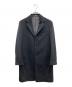 EDIFICE（エディフィス）の古着「SUPER 140's ウール / カシミヤ チェスターコート」｜ブラック