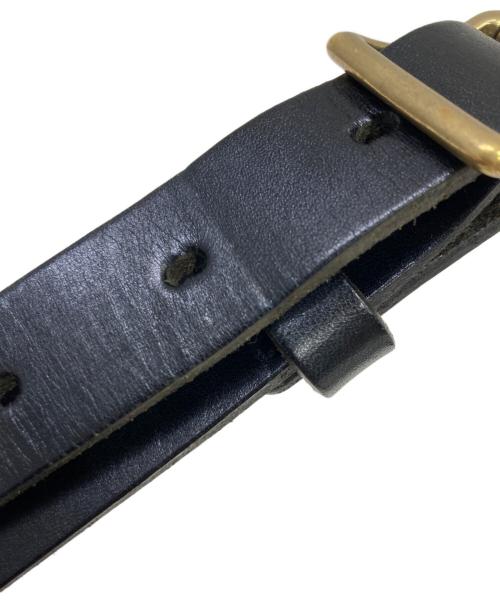 SLOW（スロウ）SLOW (スロウ) レザーボディーバッグ ブラックの古着・服飾アイテム