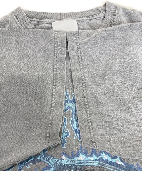 VAULTROOM（ボルトルーム）vaultroom (ボルトルーム) ファイナルファンタジー (ファイナルファンタジー) プリントTシャツ グレー サイズ:XLの古着・服飾アイテム