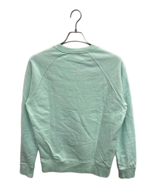 maison kitsune（メゾンキツネ）maison kitsune (メゾンキツネ) スウェット ライトグリーン サイズ:XSの古着・服飾アイテム