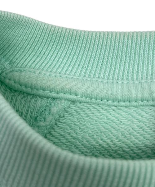 maison kitsune（メゾンキツネ）maison kitsune (メゾンキツネ) スウェット ライトグリーン サイズ:XSの古着・服飾アイテム