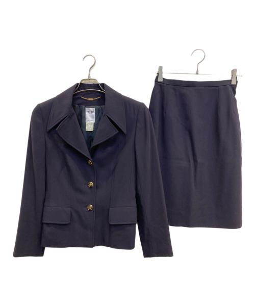 CELINE（セリーヌ）CELINE (セリーヌ) セットアップスーツ ネイビー サイズ:Mの古着・服飾アイテム