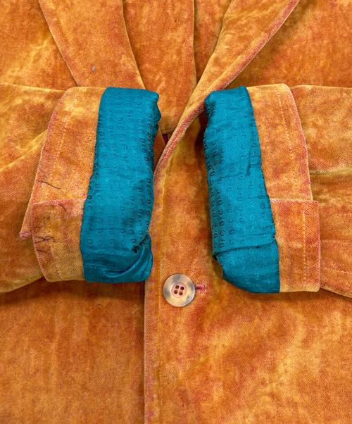 D&G（ディーアンドジー）D&G (ディーアンドジー) テーラードジャケット オレンジ サイズ:34/48 (L)の古着・服飾アイテム