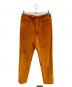 D&G（ディーアンドジー）の古着「ベルベットパンツ」｜オレンジ