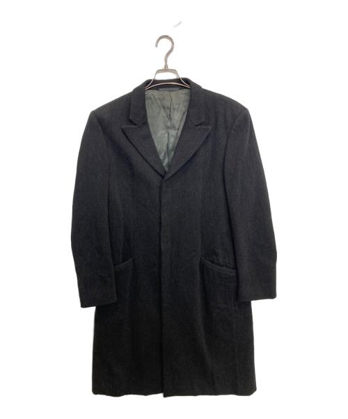 ARMANI COLLEZIONI（アルマーニ コレツィオーニ）ARMANI COLLEZIONI (アルマーニ コレツィオーニ) ヴァージンウールチェスターコート グレー サイズ:48の古着・服飾アイテム