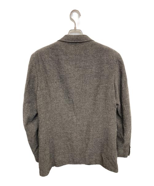 ISSEY MIYAKE（イッセイミヤケ）ISSEY MIYAKE (イッセイミヤケ) ツイードテーラードジャケット グレー サイズ:3の古着・服飾アイテム
