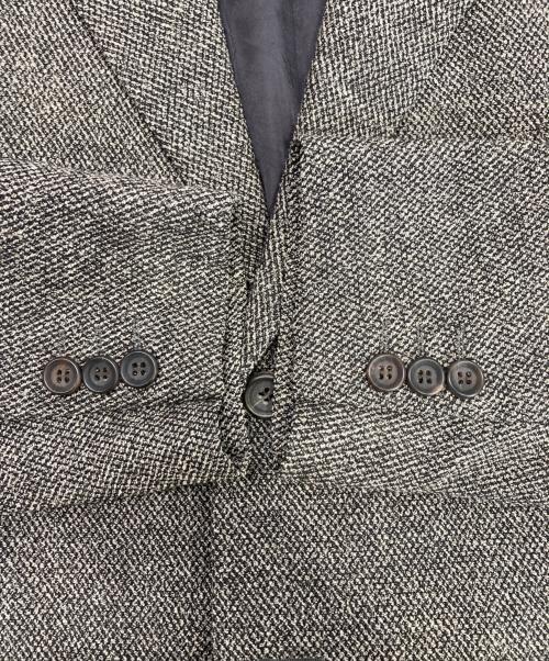 ISSEY MIYAKE（イッセイミヤケ）ISSEY MIYAKE (イッセイミヤケ) ツイードテーラードジャケット グレー サイズ:3の古着・服飾アイテム