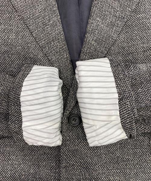 ISSEY MIYAKE（イッセイミヤケ）ISSEY MIYAKE (イッセイミヤケ) ツイードテーラードジャケット グレー サイズ:3の古着・服飾アイテム