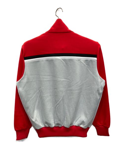 adidas（アディダス）adidas (アディダス) トラックジャケット レッド×グレー サイズ:Lの古着・服飾アイテム