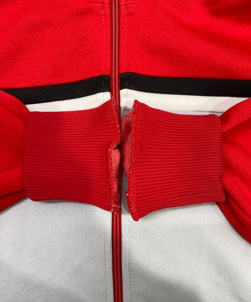 adidas（アディダス）adidas (アディダス) トラックジャケット レッド×グレー サイズ:Lの古着・服飾アイテム