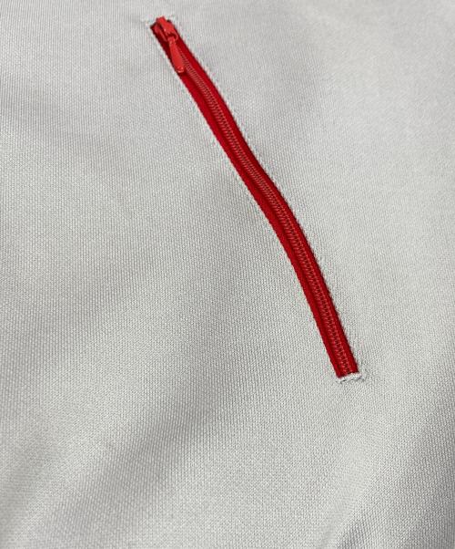 adidas（アディダス）adidas (アディダス) トラックジャケット レッド×グレー サイズ:Lの古着・服飾アイテム